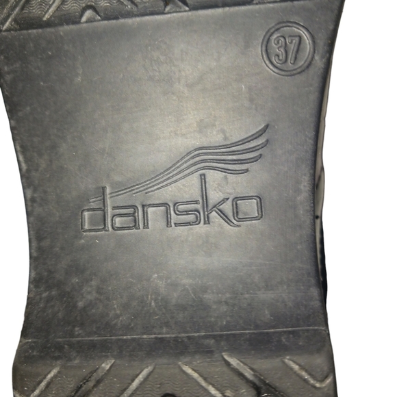 Dansko Multicolor Geometric Patterned Clogs size 6.5-7 Slip On Shoe - Picture 10 of 11